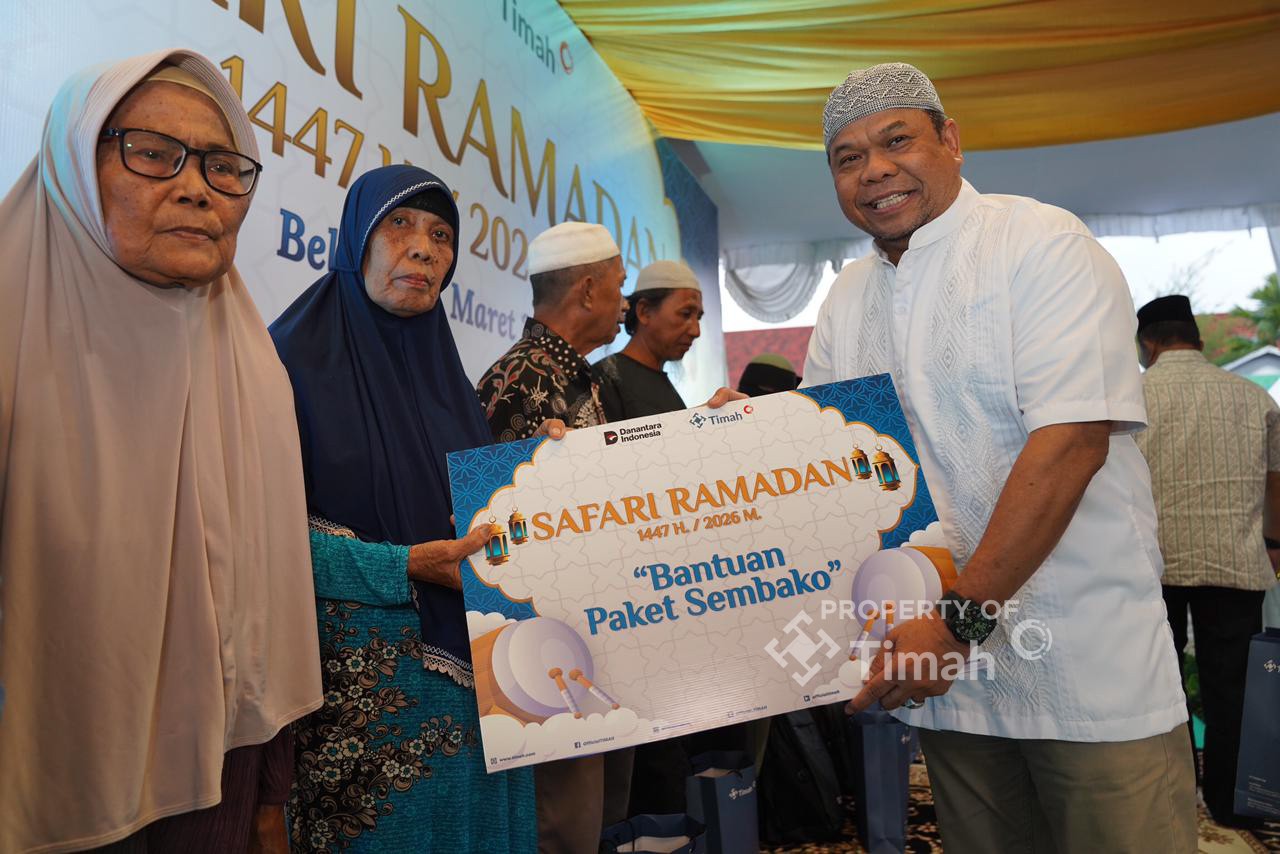 PT Timah Tbk Dukung Ketahanan Pangan Warga Lewat Bantuan Sembako