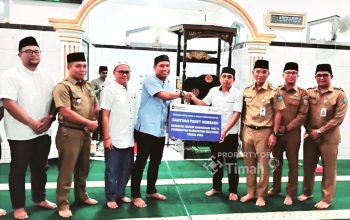 Gandeng Pemkab, PT Timah Bagikan Sembako untuk Warga Belitung