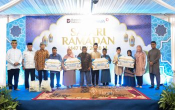 PT Timah Santuni Santri Tahfiz dan Anak Yatim di Safari Ramadan Beltim