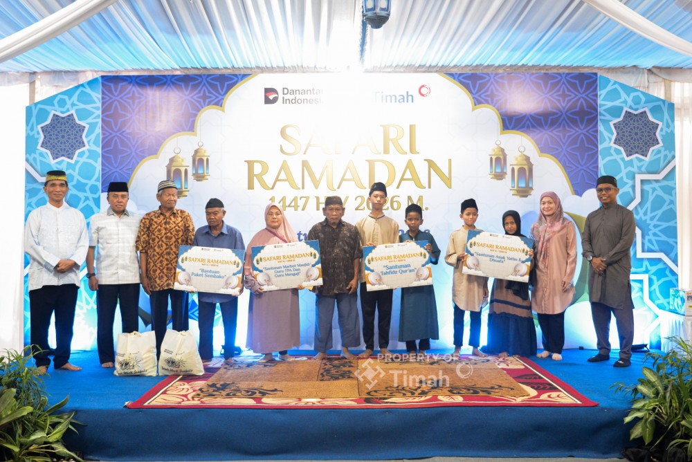 PT Timah Santuni Santri Tahfiz dan Anak Yatim di Safari Ramadan Beltim