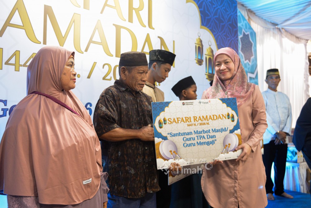 Marbot Masjid Al Falah Belitung Timur Dapat Bantuan Ramadan dari PT Timah Tbk