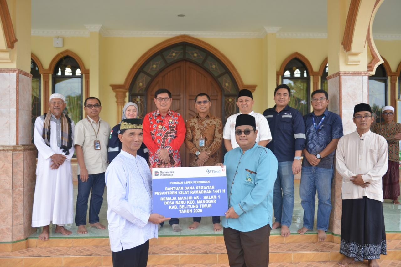 PT TIMAH Perkuat Pembinaan Generasi Muda di Belitung Timur