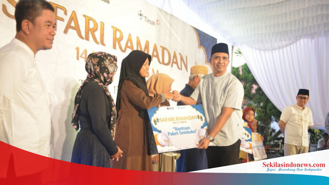 Dukung Ketahanan Pangan, PT Timah Tebar 4.500 Paket Sembako di Wilayah Operasional