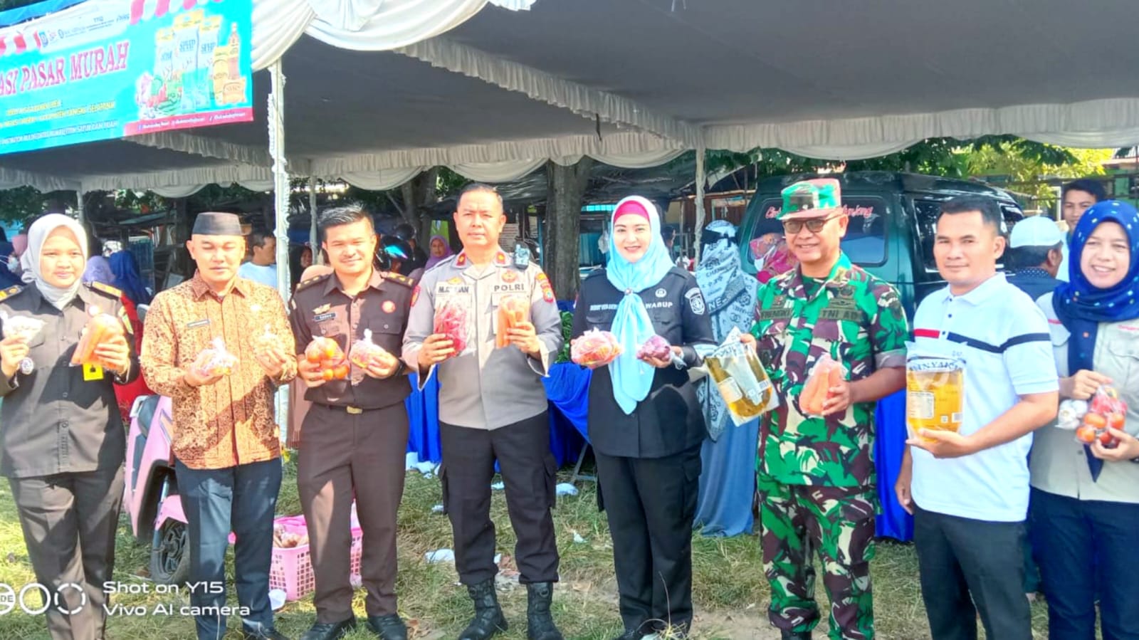 Tinjau Operasi Pasar Murah di Toboali, Wabup Debby: Ini Langkah Konkret Tekan Inflasi