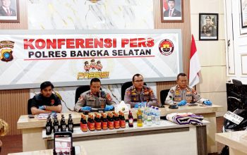 Polres Bangka Selatan Ungkap 8 Kasus Kriminal, 12 Tersangka Diamankan dalam Operasi Pekat Menumbing 2026