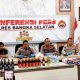 Polres Bangka Selatan Ungkap 8 Kasus Kriminal, 12 Tersangka Diamankan dalam Operasi Pekat Menumbing 2026