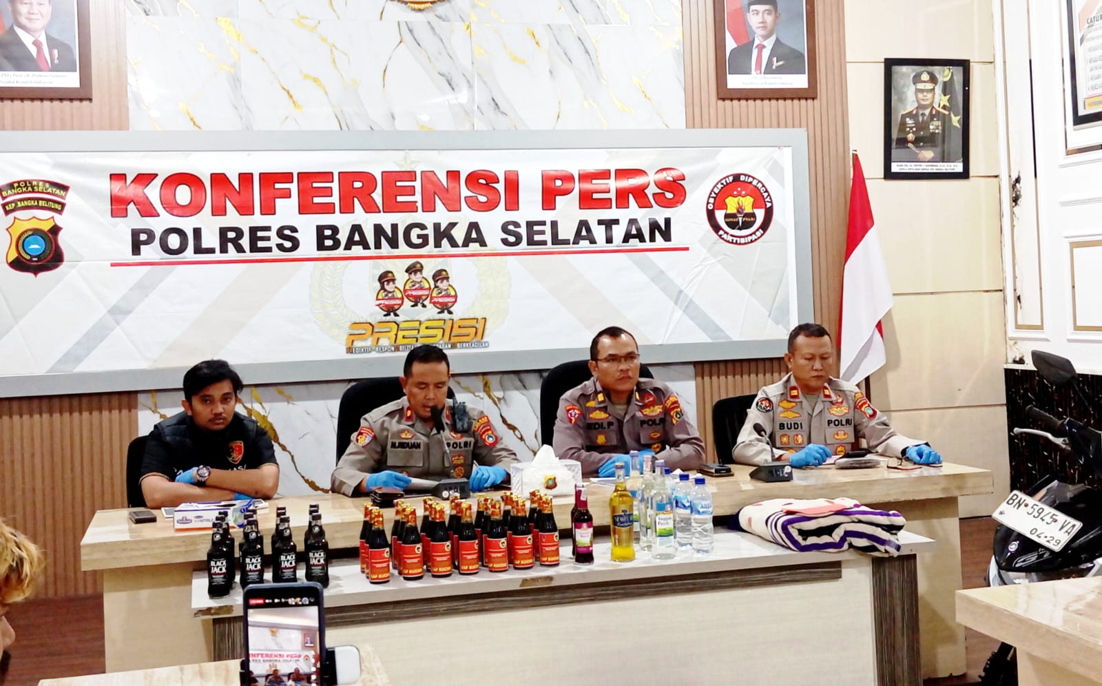 Polres Bangka Selatan Ungkap 8 Kasus Kriminal, 12 Tersangka Diamankan dalam Operasi Pekat Menumbing 2026