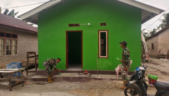 Satgas TMMD Kodim 0432/Basel Finishing Rehab Rumah Warga, Kini Lebih Kokoh dan Layak Huni