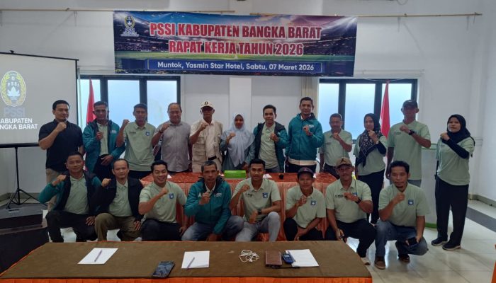PSSI Bangka Barat Gelar Rapat Kerja, Fokus Pembinaan Atlet dan Target Porprov Babel 2026
