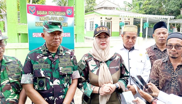 Debby Vita Dewi Apresiasi TMMD Kodim 0432 Basel, Dinilai Bantu Buka Akses Infrastruktur Desa