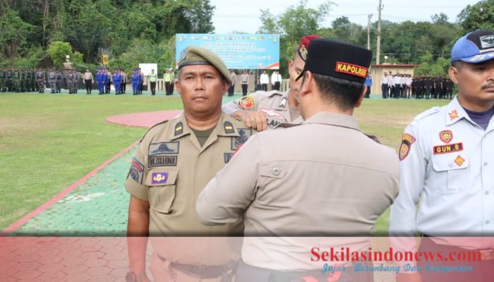 Apel Operasi Ketupat Digelar, Polres Bangka Selatan Siapkan Sejumlah Pos Pengamanan