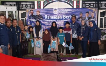 Ramadan Berbagi, NasDem Bangka Selatan Santuni 30 Anak Yatim dan Tebar Ratusan Takjil