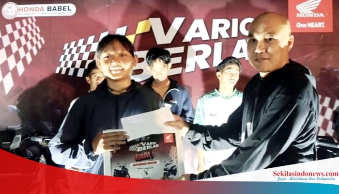 Sekda Bangka Selatan Apresiasi Event “Vario Berlari”, Dinilai Jadi Wadah Positif Anak Muda