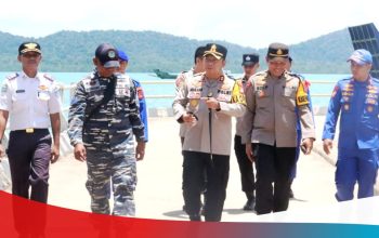 Jelang Arus Mudik Lebaran, Kapolres Bangka Selatan Tinjau Pos Terpadu Sadai