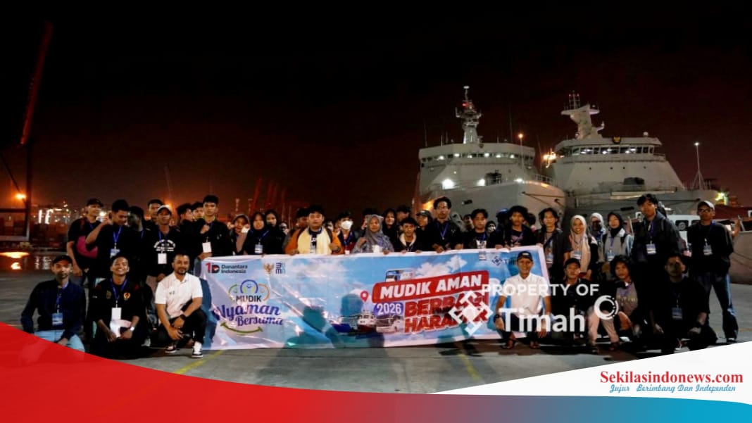 Naik Kapal Perang TNI AL, 1.349 Pemudik Ikut Program Mudik Gratis PT Timah Tbk