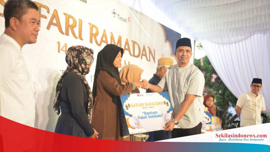 Jelang Idulfitri, PT Timah Tebar 600 Paket Sembako untuk Warga Bangka Selatan