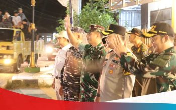 Ratusan Personel Siaga, Malam Takbiran di Toboali Berlangsung Semarak dan Terkendali