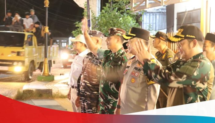 Ratusan Personel Siaga, Malam Takbiran di Toboali Berlangsung Semarak dan Terkendali