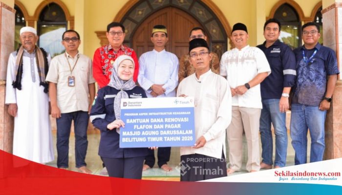 PT Timah Konsisten Bantu Renovasi hingga Fasilitas Rumah Ibadah di Babel dan Kepri