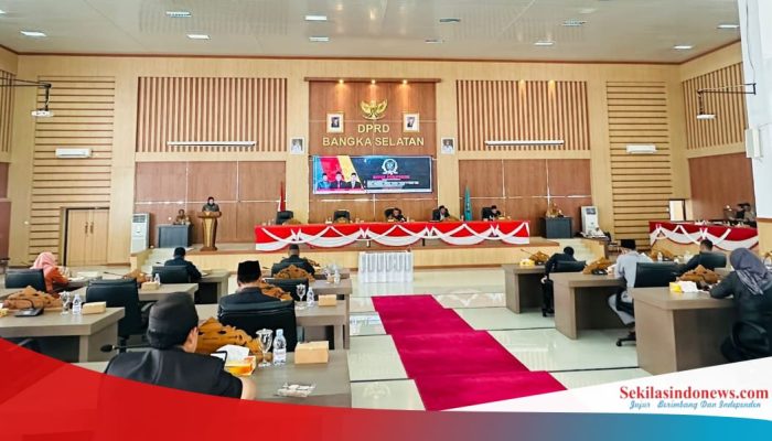 Paripurna DPRD Basel Bahas LKPJ dan Raperda Aset, Pemkab Akui Masih Ada Kekurangan