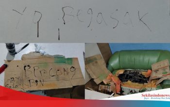 Teror di Kantor PWI Babel, Pintu Dijebol, Barang Dirusak, Muncul Tulisan “YO BEGASAK”