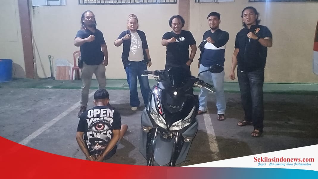 Gasak Motor Rekan Sendiri, Pelaku Diburu Macan Selatan hingga Tertangkap di Mentok