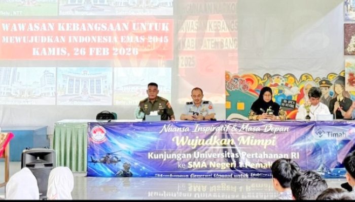Sosialisasi Universitas Pertahanan membuka wawasan pendidikan dan karier pelajar Bangka Belitung