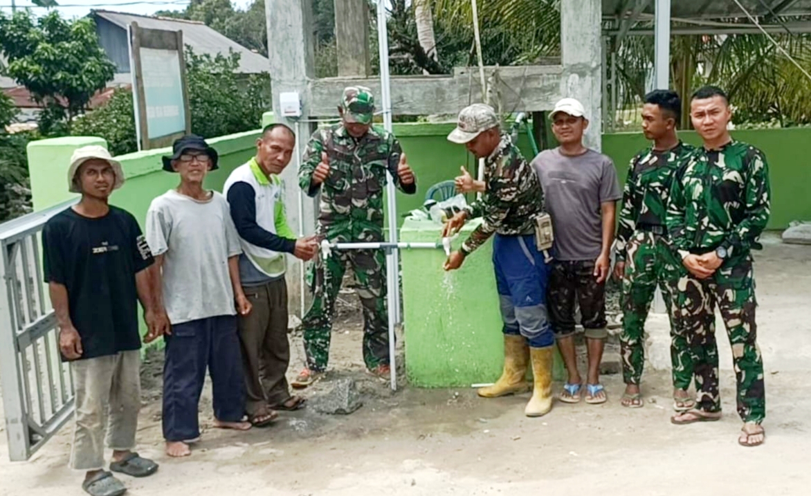 Satgas TMMD Kodim 0432/Basel Tuntaskan 5 Sumur Bor di Desa Penutuk, Warga Kini Tak Lagi Kesulitan Air Bersih