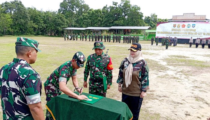 Sebulan Dikerjakan, TMMD ke-127 Kodim 0432 Basel di Desa Penutuk Tuntas 100 Persen