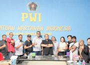 Silaturahmi sekaligus dukungan pemulihan pasca insiden pembobolan sekretariat PWI Babel