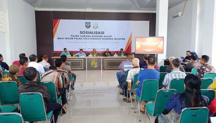 Pemkab Bangka Selatan dan Kejari Dorong Kepatuhan Pajak Walet