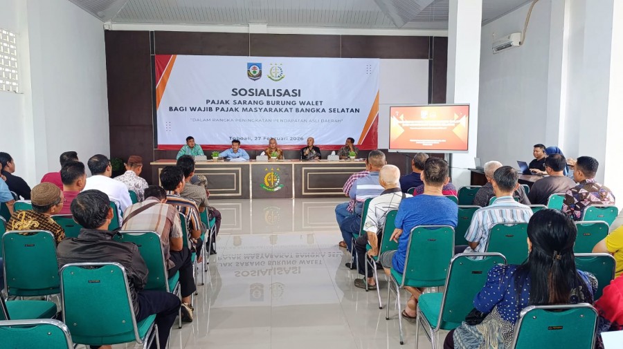 Pemkab Bangka Selatan dan Kejari Dorong Kepatuhan Pajak Walet