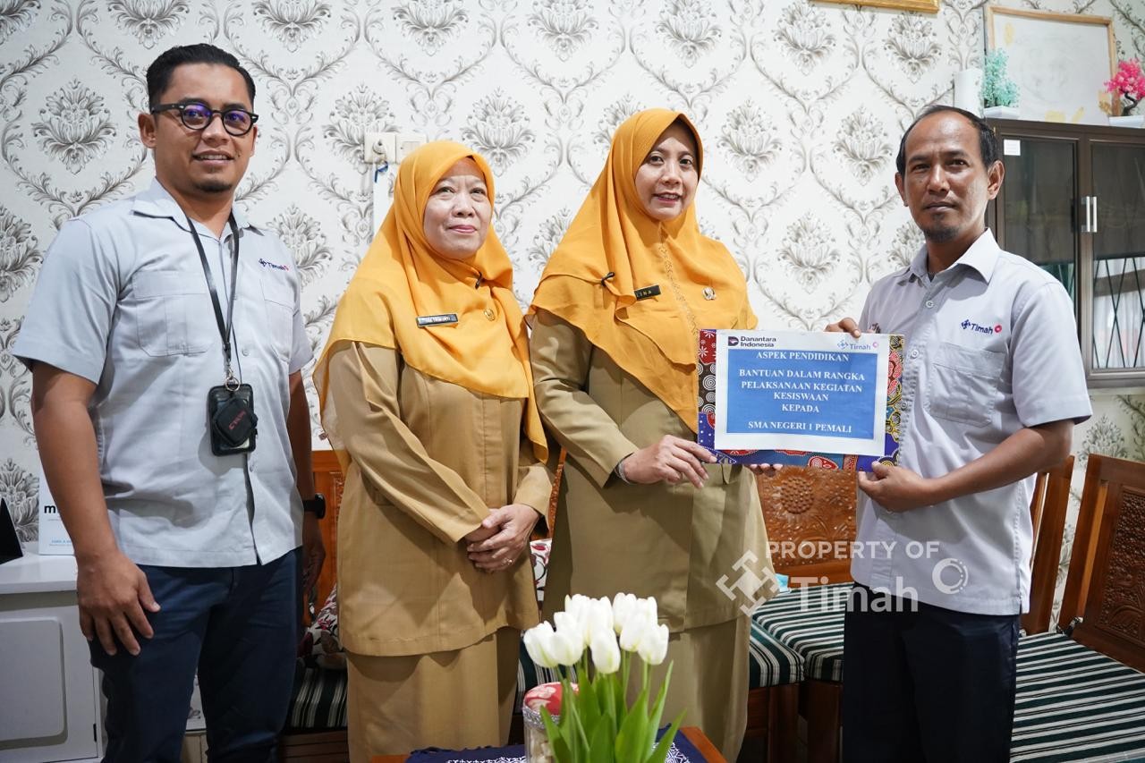 PT TIMAH Dukung Kegiatan Kesiswaan SMAN 1 Pemali