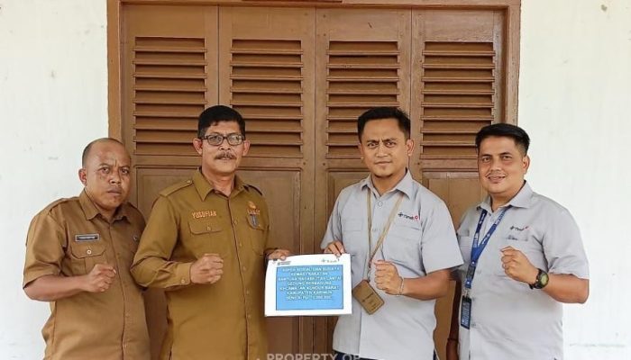 PT Timah Bantu Renovasi Gedung Serbaguna Kecamatan Kundur Barat