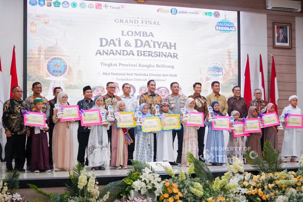 PT Timah Gandeng BNN, Edukasi Bahaya Narkoba Lewat Lomba Da’i Da’iyah