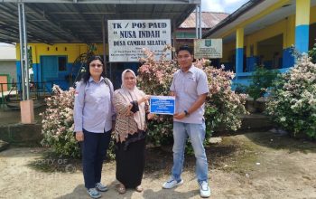 PT TIMAH Serahkan Bantuan untuk TK/Pos Paud Nusa Indah di Bangka Tengah