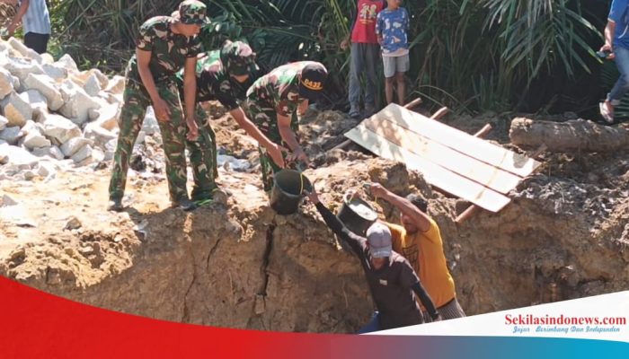 Program Presiden Prabowo, Kodim Basel Bangun 4 Jembatan Garuda untuk Buka Akses Wilayah