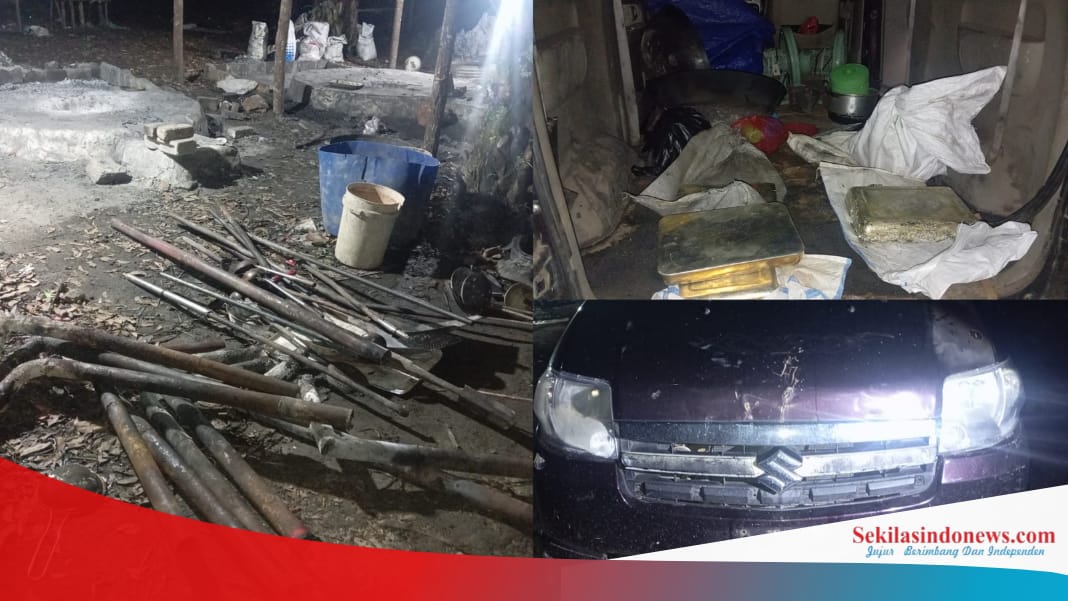 Gudang Peleburan Timah Ilegal di Ranggung Digerebek, Diduga Libatkan Oknum Aparat