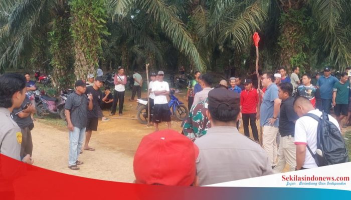 Kesal Tunggu Rapat Tak Kunjung Digelar, Warga Desa Nangka Bubar Lalu Geruduk Pabrik Sawit