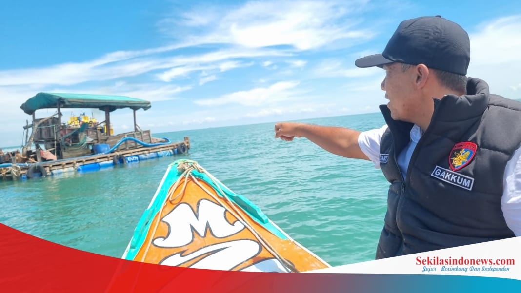 Tim Gabungan Tertibkan Tambang Ilegal di Sukadamai, 9 Ponton TI Selam Diamankan