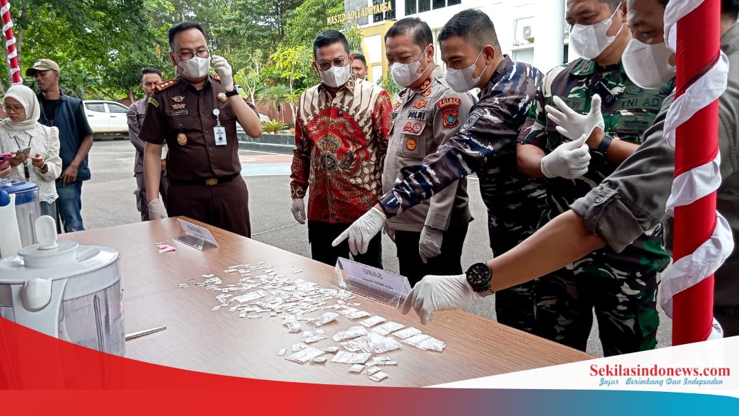 Sabu 103 Gram dan Ekstasi Dimusnahkan, Kejari Basel Eksekusi 37 Perkara Inkracht