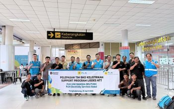 Bantu Percepat Listrik Desa di NTT, PLN UIW Babel Kirim 10 Personel ke Sumba Timur