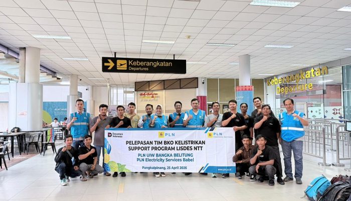 Bantu Percepat Listrik Desa di NTT, PLN UIW Babel Kirim 10 Personel ke Sumba Timur
