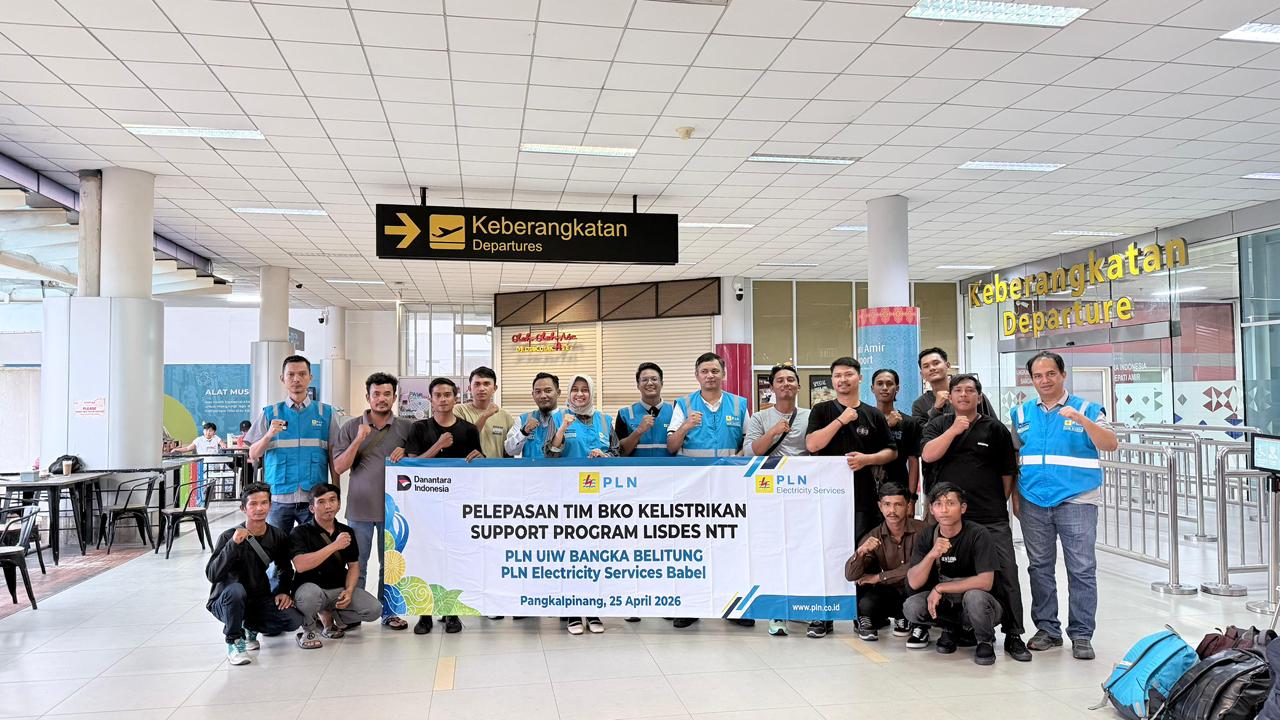 Bantu Percepat Listrik Desa di NTT, PLN UIW Babel Kirim 10 Personel ke Sumba Timur
