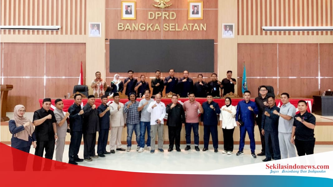 Jaga Harmonisasi, PWI Bangka Selatan Audiensi ke Pimpinan Legislatif