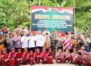 Buka Akses dan Dorong Ekonomi, Dandim Cilegon Letakkan Batu Pertama Jembatan Beton