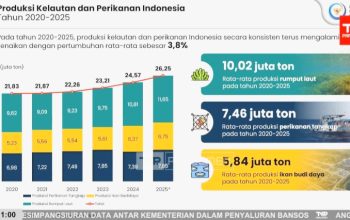 Jaga Pasokan Protein, Kementerian KP Prediksi Produksi Ikan Nasional Capai 10,57 Juta Ton hingga Akhir 2026