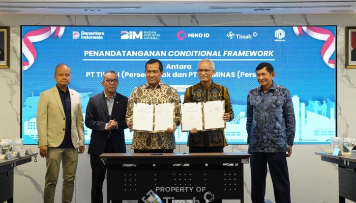 PT Timah dan Perminas Teken Kerja Sama Strategis, Slag Timah dan Rare Earth Siap Diolah