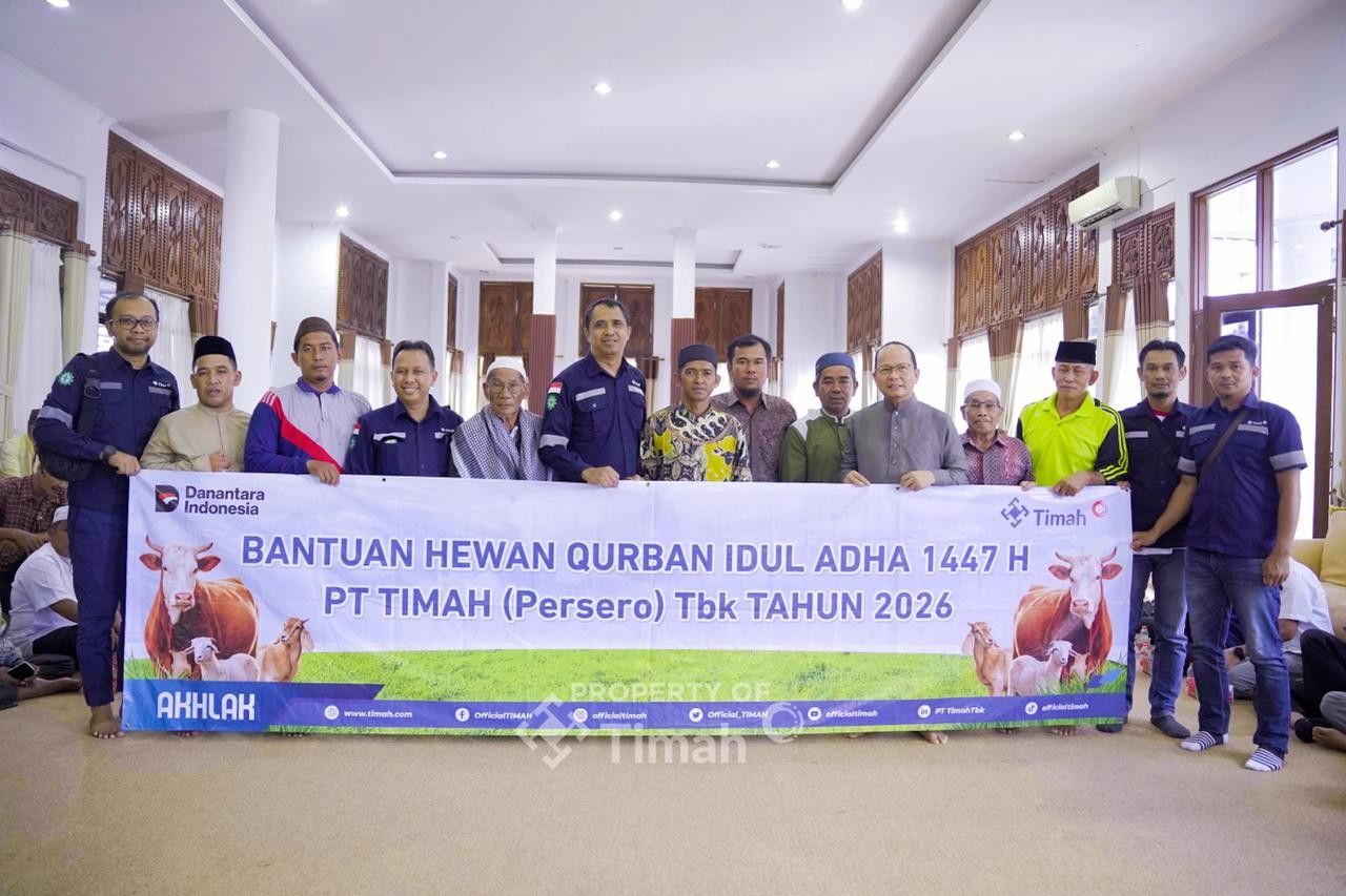 20 Masjid di Bangka Tengah Terima Bantuan Hewan Kurban dari PT Timah
