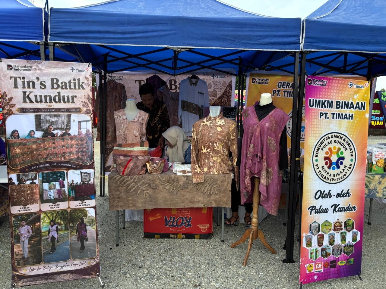 PT Timah Boyong UMKM Mitra Binaan ke Bazar Soft Opening Mal Pelayanan Publik Karimun